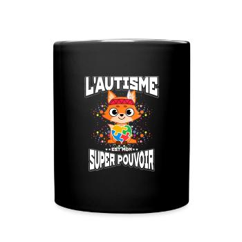 Autism Autism Gift - Full Colour Mug - black - Front