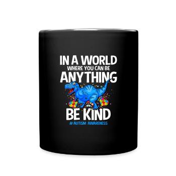 Cadeau autisme autisme - Mug uni - noir - Devant