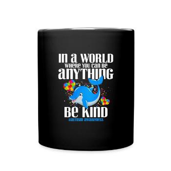 Autism Autism Gift - Full Colour Mug - black - Front