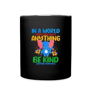 Autism Autism Gift - Full Colour Mug - black - Front
