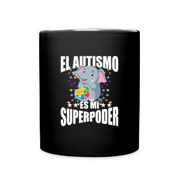 Autism Autism Gift - Full Colour Mug - black - Front