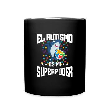 Autism Autism Gift - Full Colour Mug - black - Front