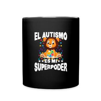 Autism Autism Gift - Full Colour Mug - black - Front