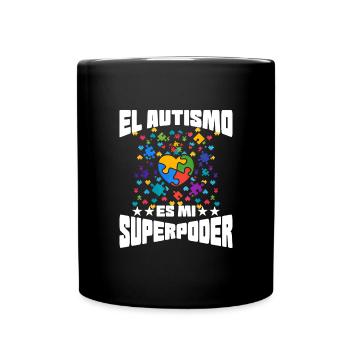 Autism Autism Gift - Full Colour Mug - black - Front