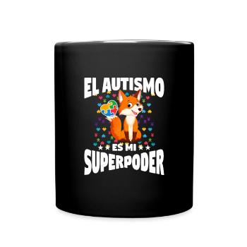 Cadeau autisme autisme - Mug uni - noir - Devant