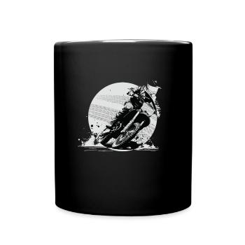 Motocross Motocycliste Biker Bike - Mug uni - noir - Devant