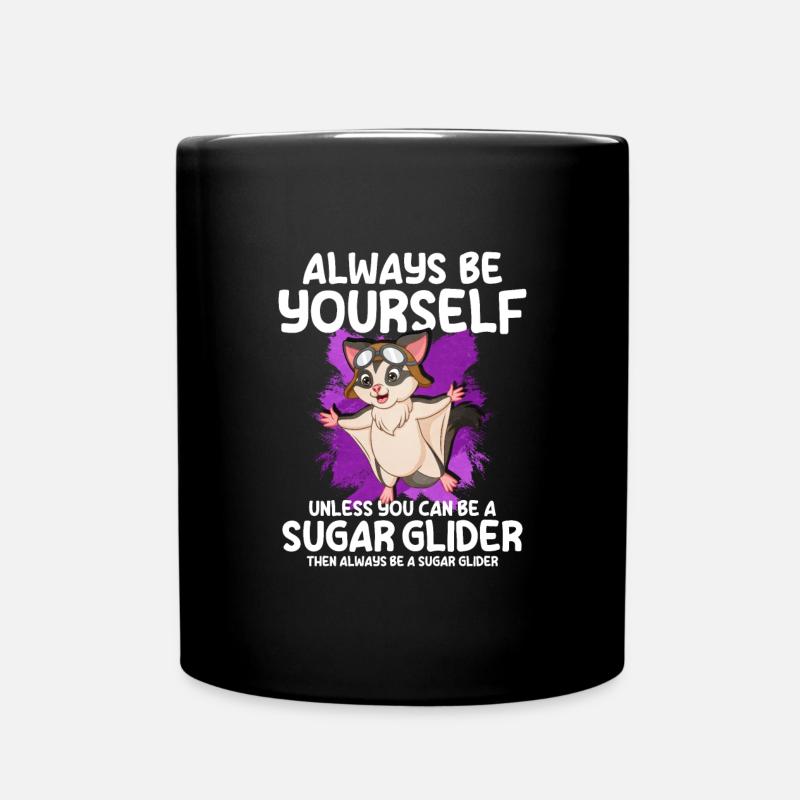 Flughörnchen - Tasse einfarbig - Schwarz