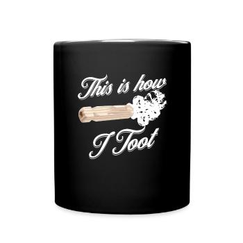 So bin ich zu trainieren Pfeife -Dirigent -ZugZugZ - Tasse einfarbig - Schwarz - Vorne