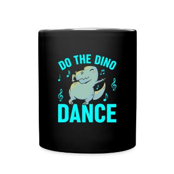 Do The Dino Dance Saurus Party Mood Music - Full Colour Mug - black - Front
