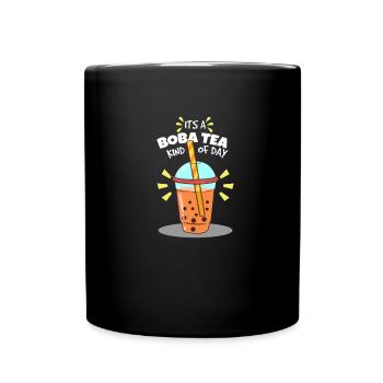 C’est une journée de thé boba - Mug uni - noir - Devant