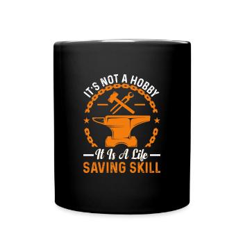 Ce n’est pas un passe-temps, c’est une enclume de compétence salvatrice - Mug uni - noir - Devant