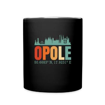 Poland Opole.Skyline - Full Colour Mug - black - Front