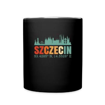 Pologne Szczecin Skyline - Mug uni - noir - Devant