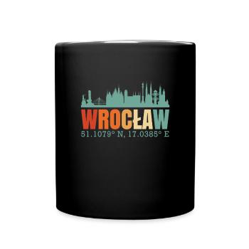 Pologne Wroclaw Skyline - Mug uni - noir - Devant