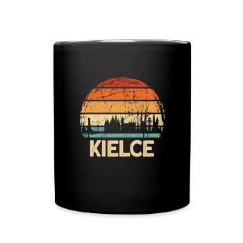 Pologne Kielce Skyline - Mug uni - noir - Devant