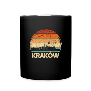 Polen Krakow Skyline - Tasse einfarbig - Schwarz - Vorne