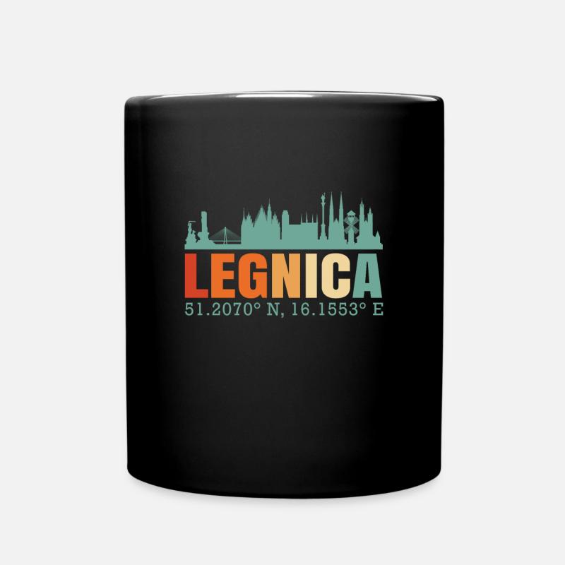 Polen Legnica Skyline - Tasse einfarbig - Schwarz