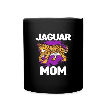 Jaguar Mama - Tasse einfarbig - Schwarz - Vorne