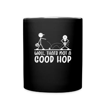 Nun, das ist kein guter Hop lustiger Kinder Jungen - Tasse einfarbig - Schwarz - Vorne