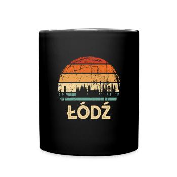 Pologne Lodz Skyline - Mug uni - noir - Devant