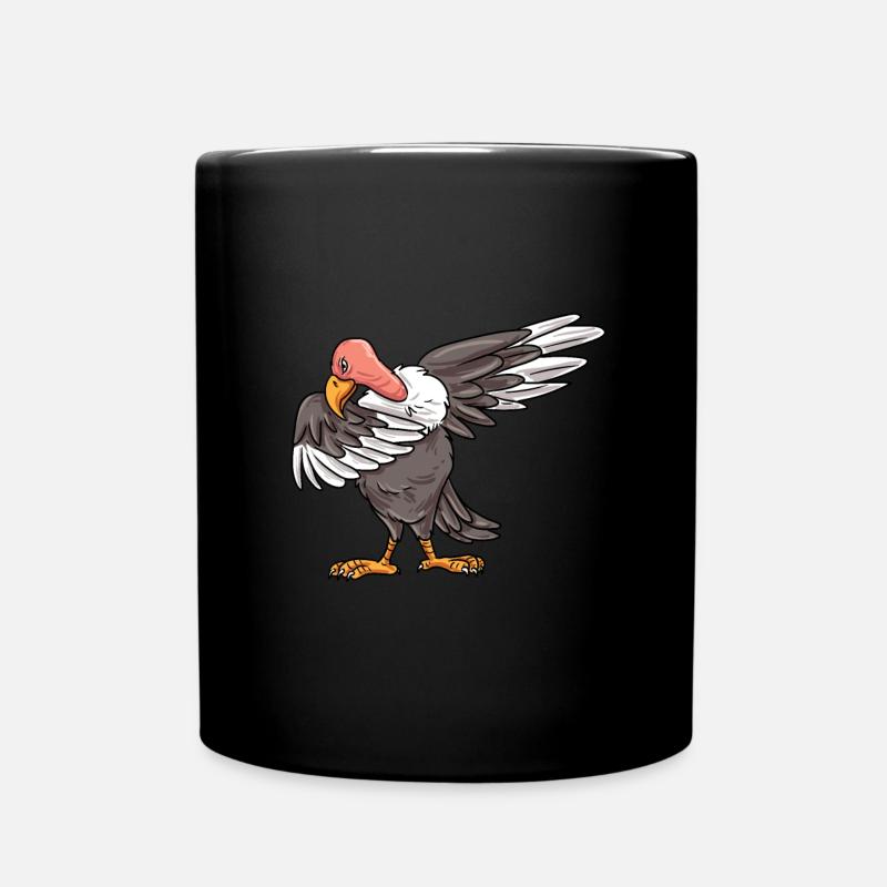 Vautour - Mug uni - noir