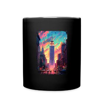 New York - Mug uni - noir - Devant