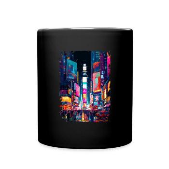 New York - Full Colour Mug - black - Front