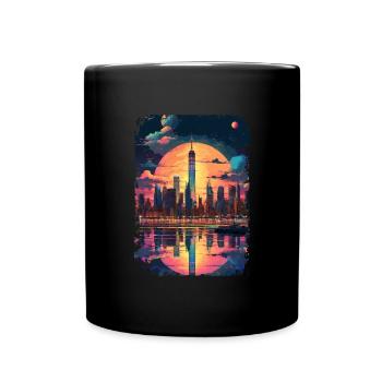 New York - Mug uni - noir - Devant