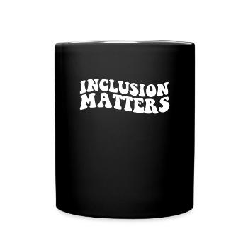 Inklusion ist wichtiger Bildungsautismus von Sonde - Tasse einfarbig - Schwarz - Vorne