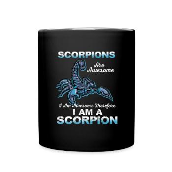 Scorpion - Tasse einfarbig - Schwarz - Vorne