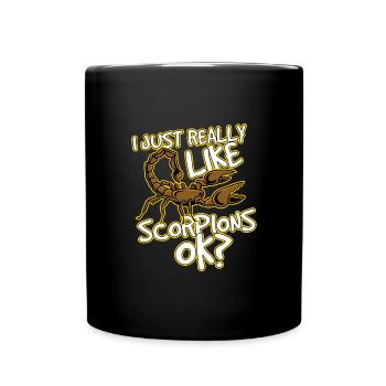 Scorpion - Tasse einfarbig - Schwarz - Vorne