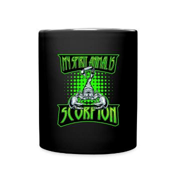 Scorpion - Tasse einfarbig - Schwarz - Vorne