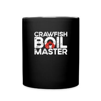 Crawfish Koch Master Funny Crawfish Broil Crawfish - Tasse einfarbig - Schwarz - Vorne