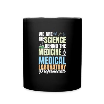 Medical Laboratory Professionals Lab Tech Lab Week - Tasse einfarbig - Schwarz - Vorne