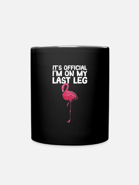 Amputiertes Bein Prothese Geschenk - Tasse einfarbig - Schwarz