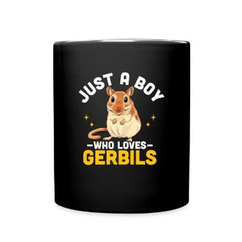 Rennmaus - Tasse einfarbig - Schwarz - Vorne