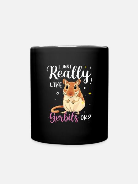 Gerbille - Mug uni - noir