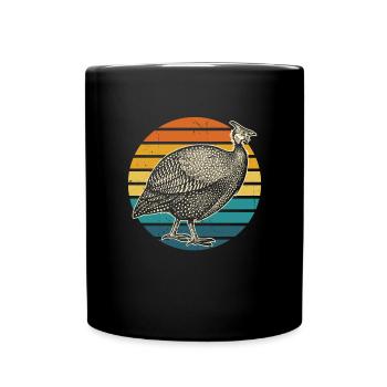 Pintade - Mug uni - noir - Devant