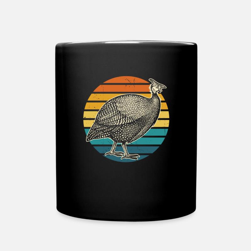 Perlhuhn - Tasse einfarbig - Schwarz