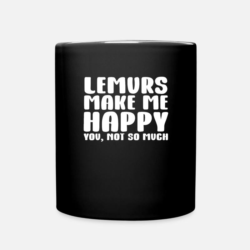 Lémurien - Mug uni - noir
