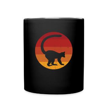 Lemur - Full Colour Mug - black - Front