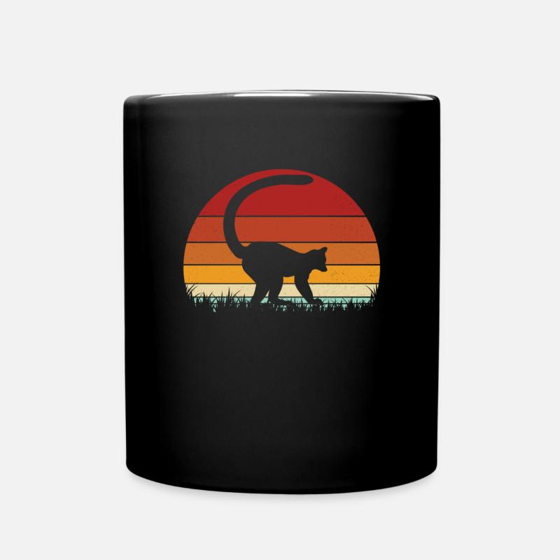 Lemur - Tasse einfarbig - Schwarz