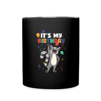 Lemur - Full Colour Mug - black - Front