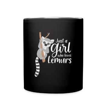 Lemur - Full Colour Mug - black - Front