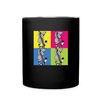 Lemur - Full Colour Mug - black - Front