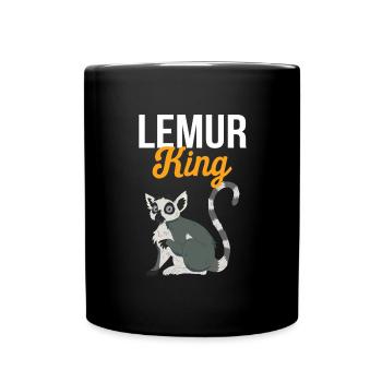 Lemur - Full Colour Mug - black - Front