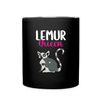 Lemur - Full Colour Mug - black - Front