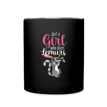 Lemur - Full Colour Mug - black - Front