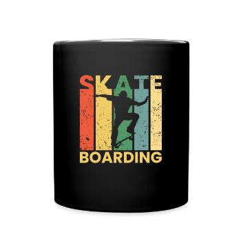 Skateur Planche à roulettes Skateur - Mug uni - noir - Devant