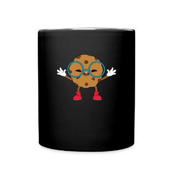 Nerd Biscuit - Full Colour Mug - black - Front